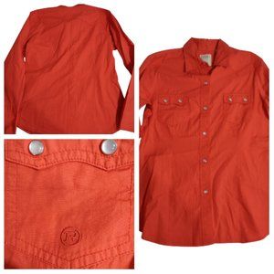 Roper Womens Button Down Western Shirt Size S